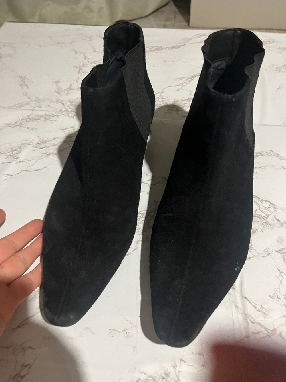 Made in Brazil Suede Ankle Booties